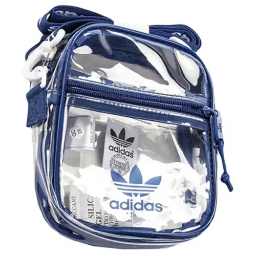 Adidas Originals TPU Crossbody Bag, Shoulder Bag Unisex Transparent