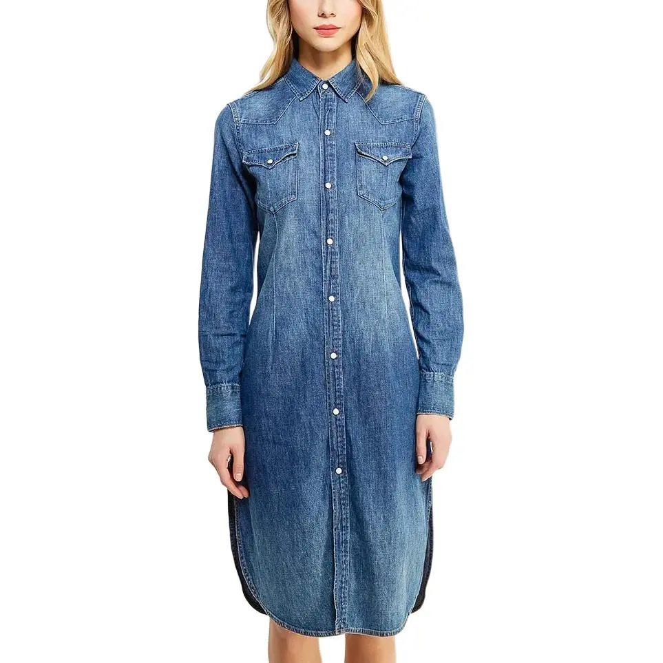 Polo Ralph Lauren Long Sleeved Dress Women's Blue