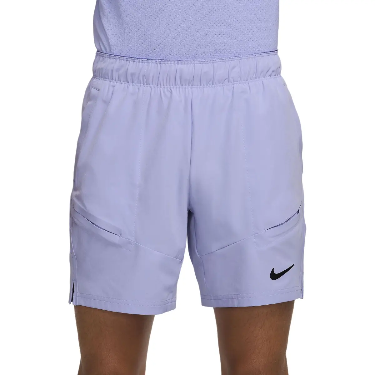 Nike Court AdvantageDri FIT 7' Tennis Shorts Casual Shorts Men's Purple Pulse/Black