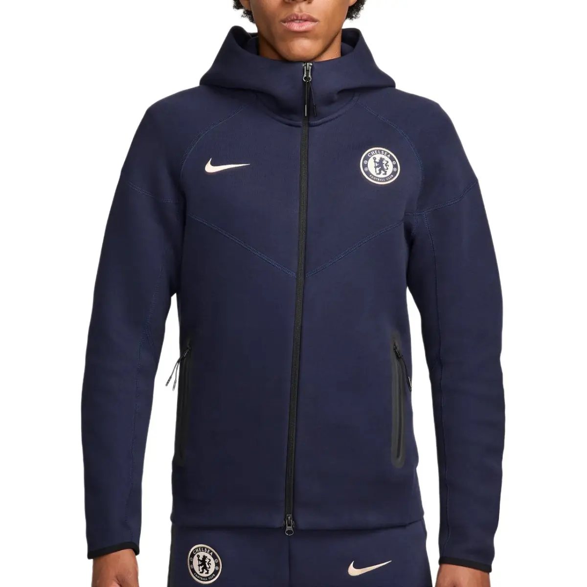 Nike Chelsea Fc Tech Fleece Windrunner Men's Nike Soccer Full Zip Hoodie