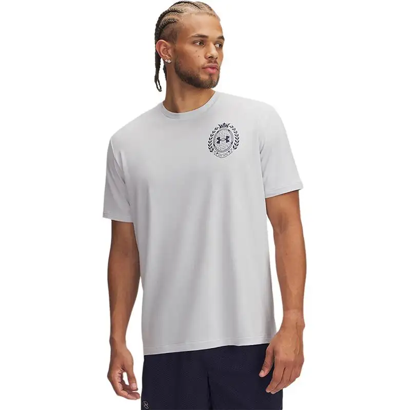 Under Armour Athletics T Shirt Men's Halo Gray