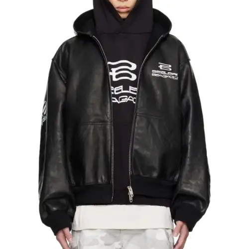 Balenciaga Jackets & Coats, Regular Fit Men's Black