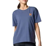 Under Armour T Shirts Women's Blue Crew Neck Moderate Straight Fit