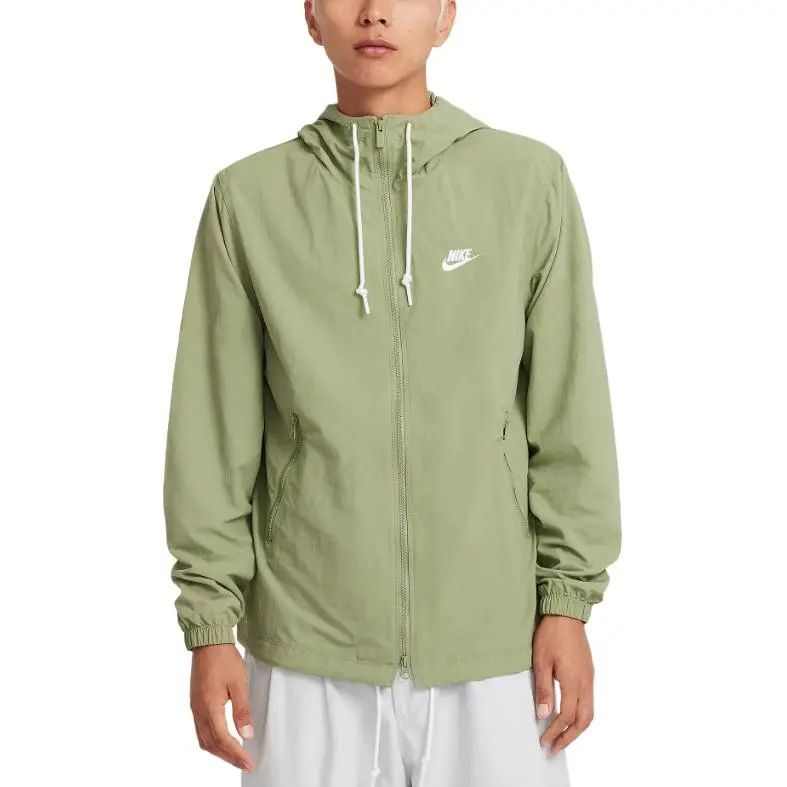Nike Club Jacket Men's Oil Green/White