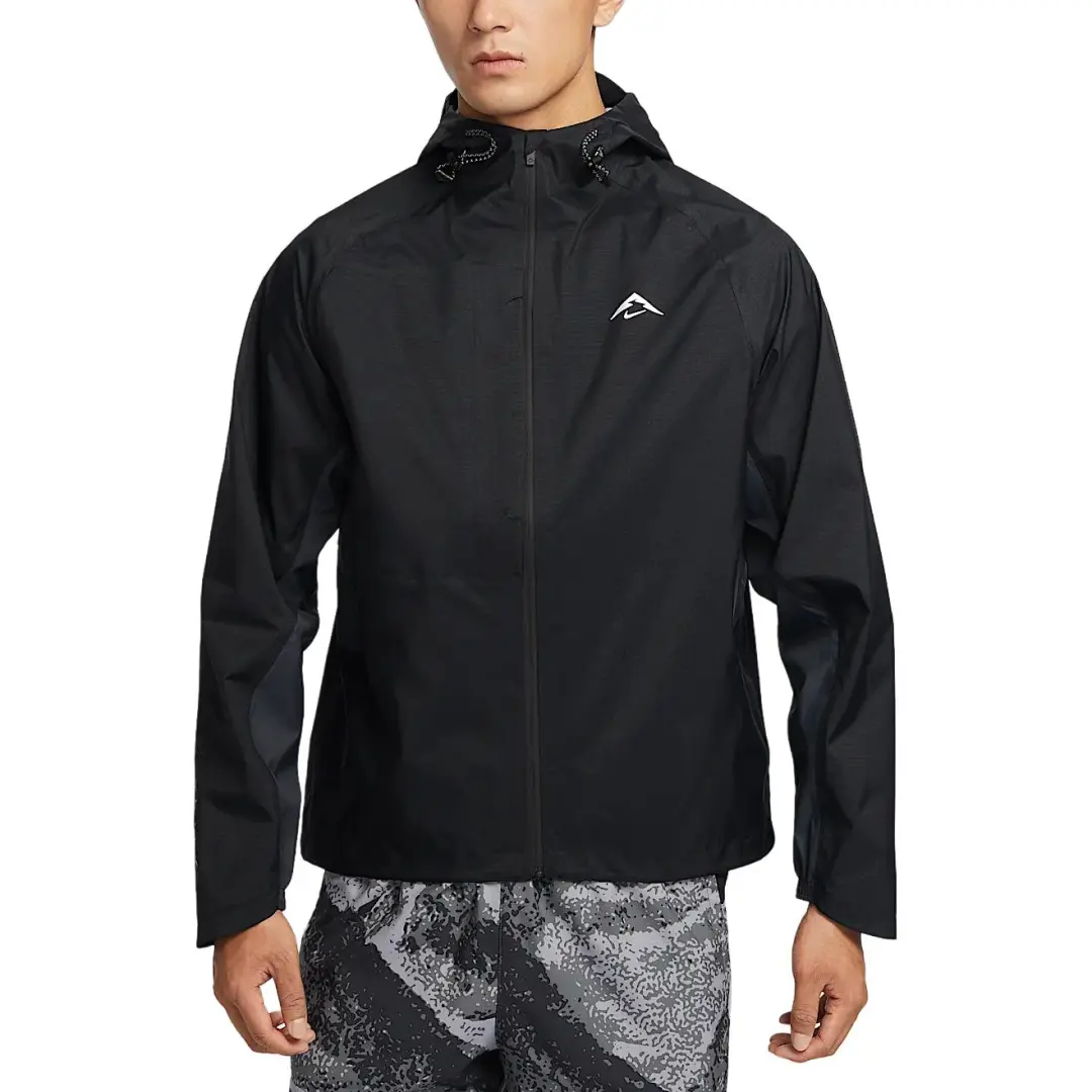 Nike Storm FIT Waterproof, Windproof, And Breathable Windbreaker Jacket Men's Black/Mountain Peak White
