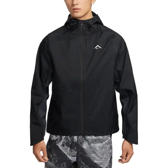 Nike Storm FIT Waterproof, Windproof, And Breathable Windbreaker Jacket Men's Black/Mountain Peak White