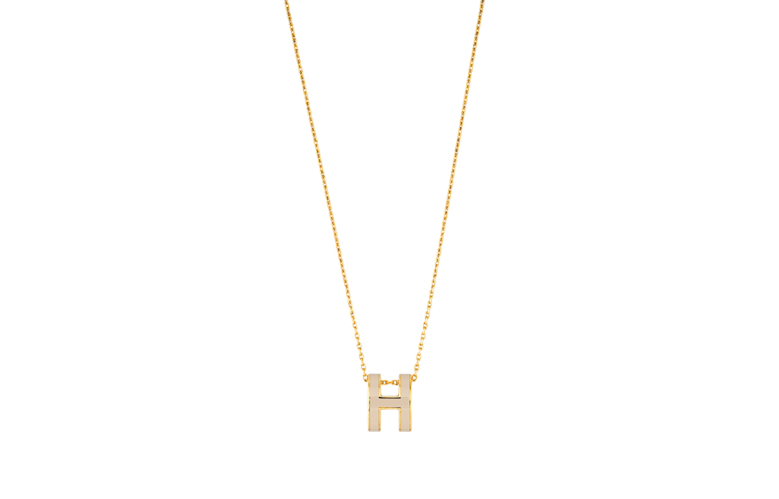 Женская цепочка Hermes (золотая с коричневым) — фото 4