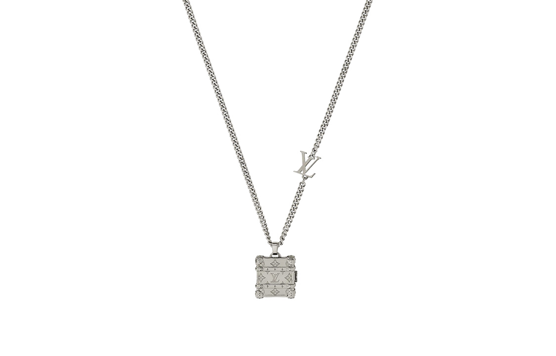 LOUIS VUITTON TRUNK LOCKET Metal Necklaces Unisex