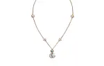 GUCCI Gg Marmont Crystal Necklace
