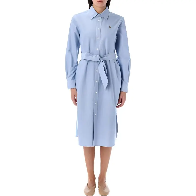 Polo Ralph Lauren Polo Pony embroidered Midi Dress