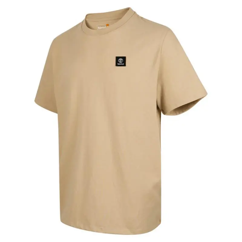 Timberland T Shirts Men's Khaki Crew Neck Moderate