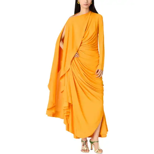 Bottega Veneta SS25 Long Sleeved Dress Women's Yellow