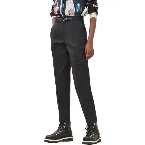 HERMES FW24 Casual Pants Women's Black
