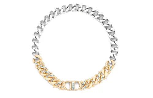 DIOR Icon Brass, Resin Necklaces Men's