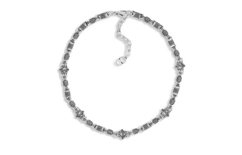 DIOR Brass Necklaces Men's Silver