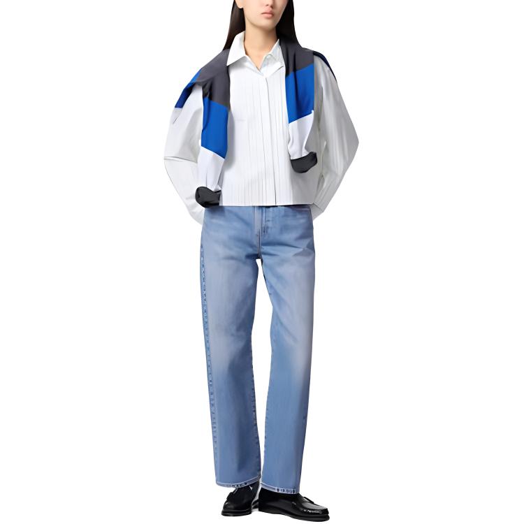 Женские джинсы UNIQLO x JW Anderson (синие)