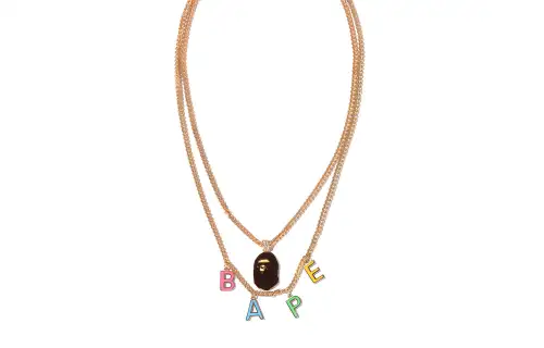 A BATHING APE Necklaces Women's Pink