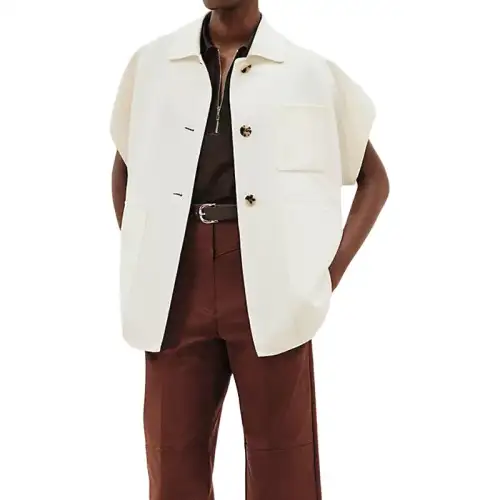 HERMES Jackets & Coats Women's White