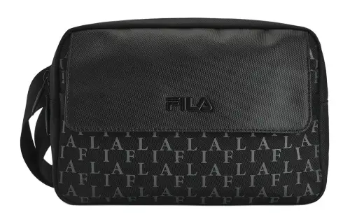 FILA Fabric Crossbody Bags Unisex Jet Black