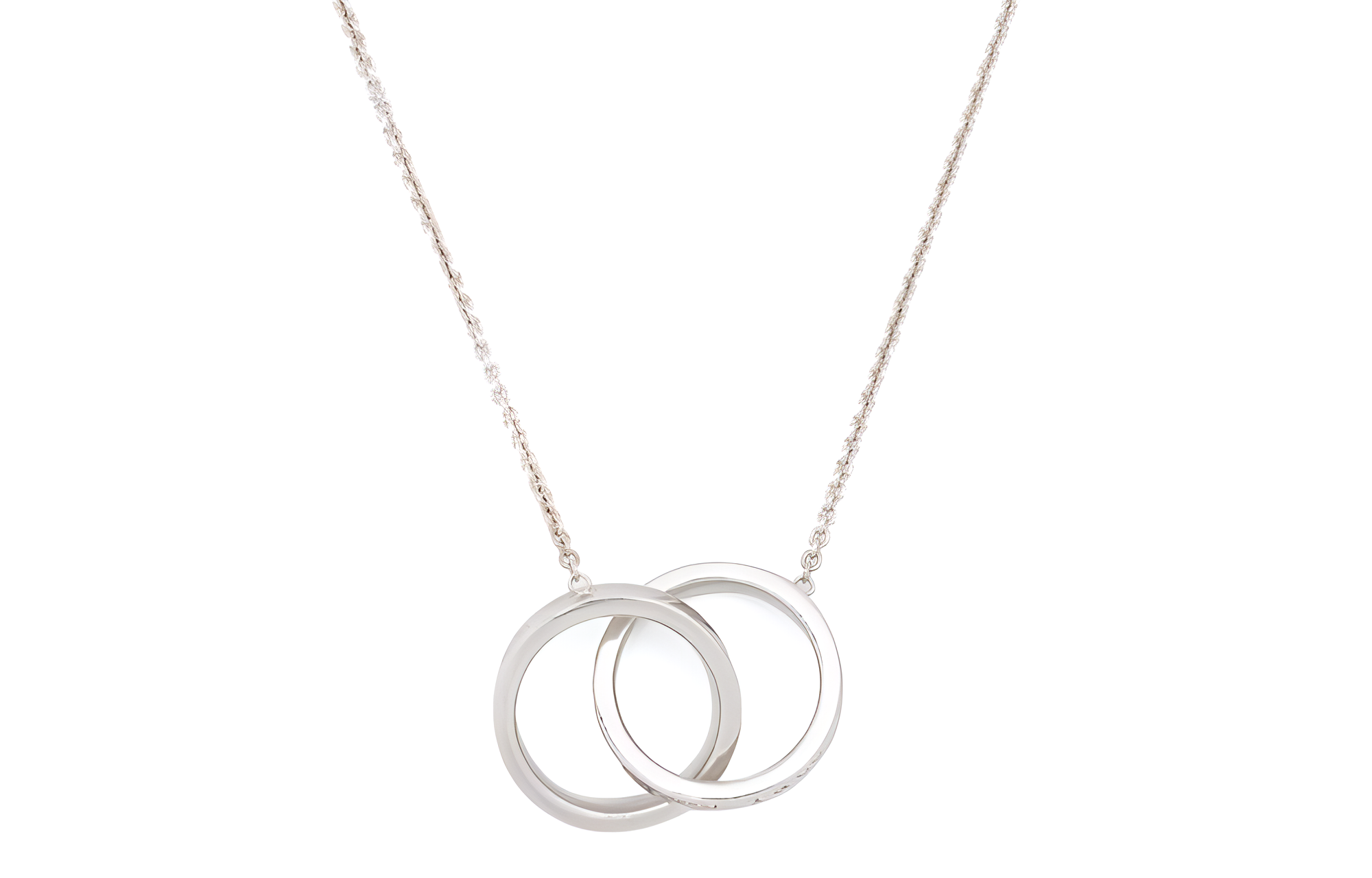 Женская подвеска TIFFANY С цепочкой (серебряная)