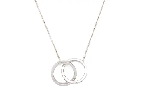 TIFFANY & CO. 2000s Interlocking Circles-pendant Necklace