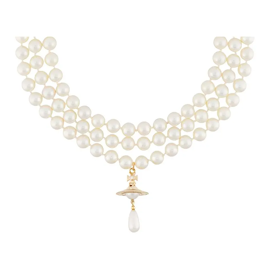 Vivienne Westwood layered pearl necklace
