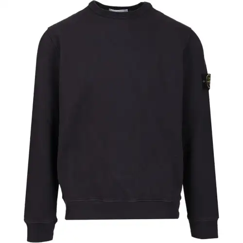 STONE ISLAND Logo patch Crew neck Sweatshirt