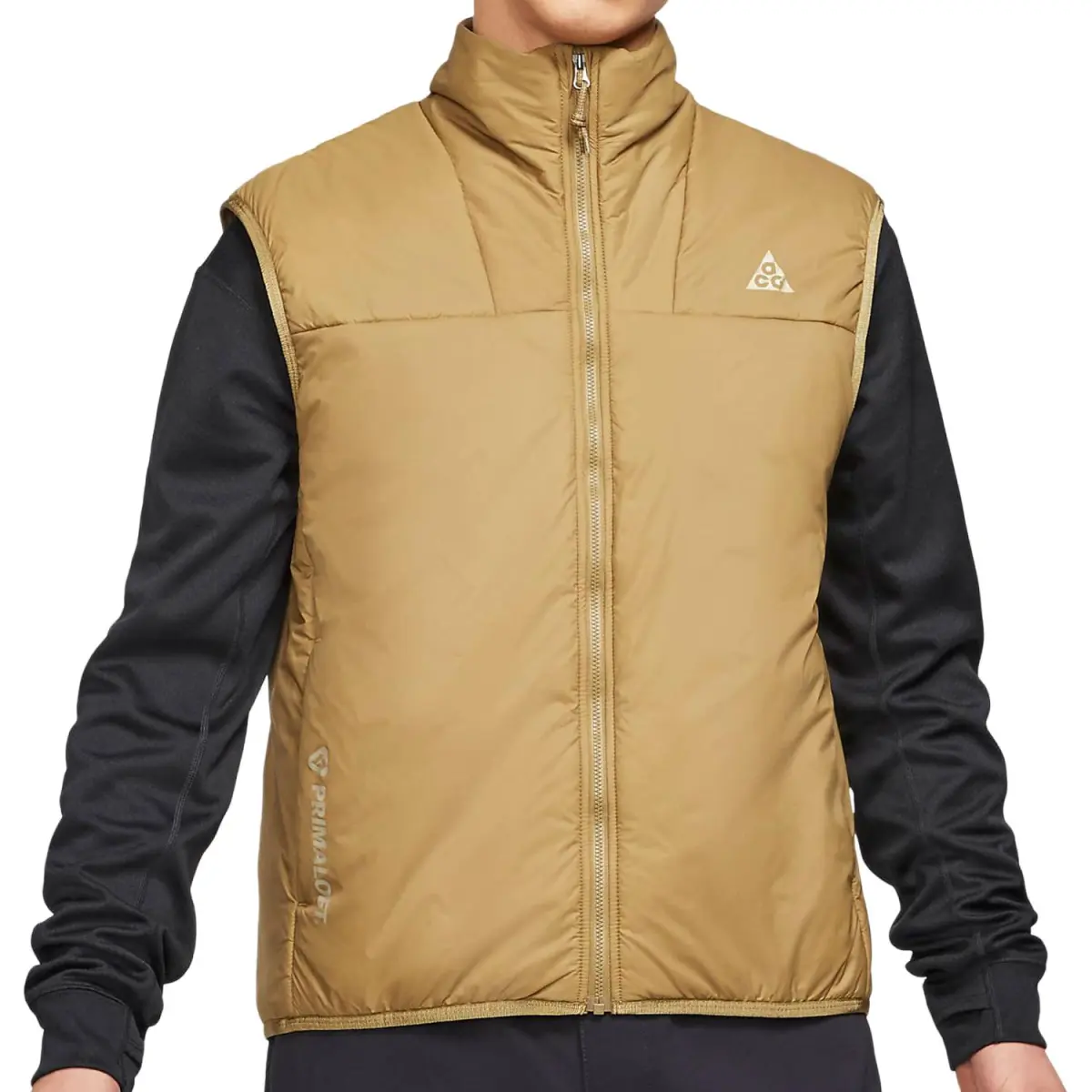 Nike ACG Vests Men's Light Umber Stand Collar Moderate