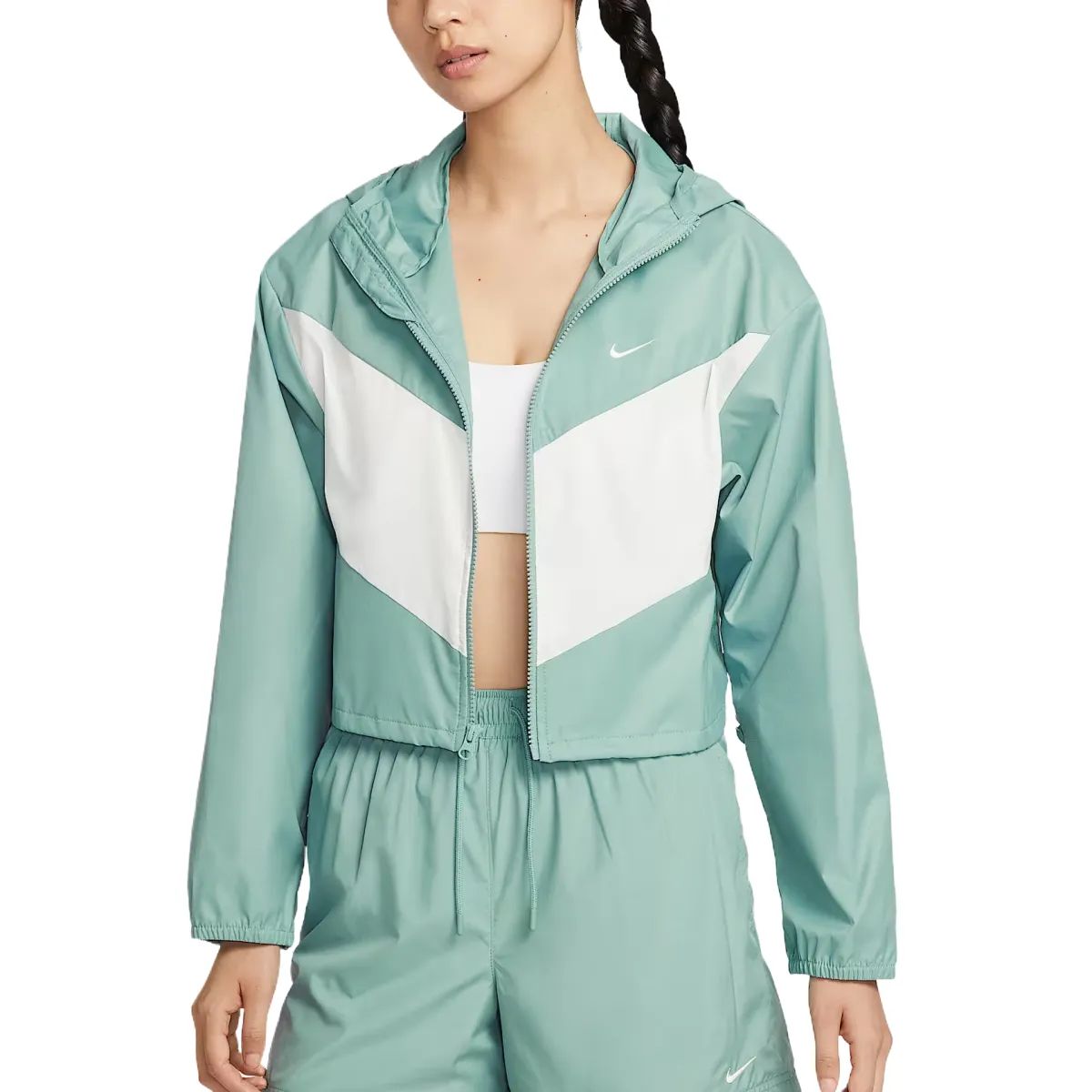 Nike Sportswear Jackets Women's Gunmetal Gray/Sail White/Sail White Moderate