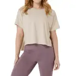 Asics SHORT SLEEVE TOP Regular T Shirt Women's Oatmeal