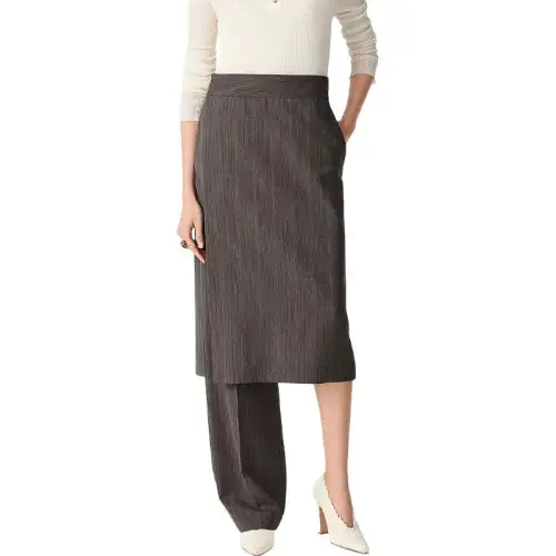 Bottega Veneta Subtle Stripe Skirt Trousers