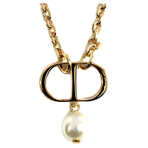 DIOR Metal Necklaces Women's Gold