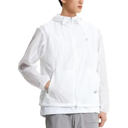 New Balance Jackets & Coats Unisex White