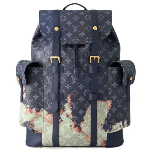 LOUIS VUITTON Christopher Mm Ink Blue
