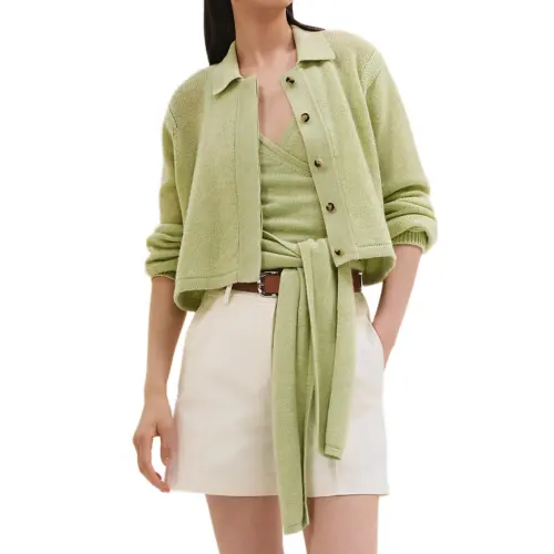 HERMES SS25 Cashmere Sweater Women's Light Green