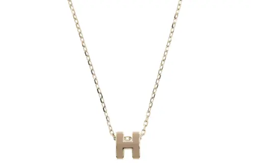 HERMES POP H Metal Necklaces Women's