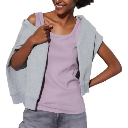 UNIQLO Tank Top Women's Light Blue Purple
