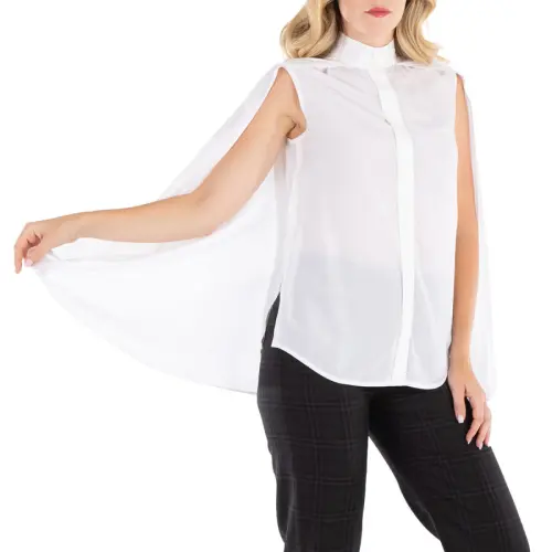 Burberry Shirts Women's White Turtleneck Shirt