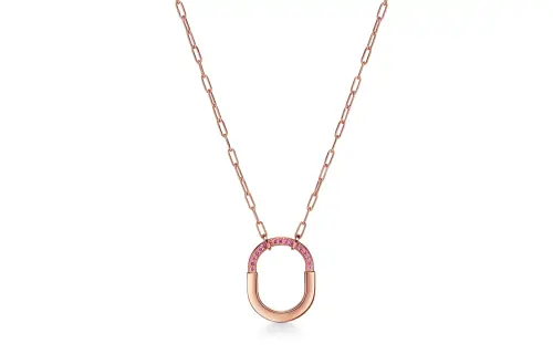 TIFFANY & CO. Lock Necklaces Women's