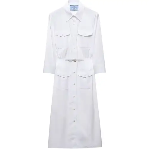 PRADA Poplin Shirt Dress
