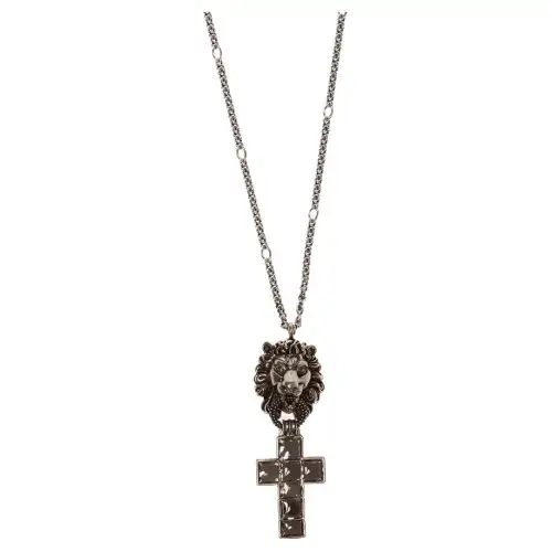 GUCCI Necklaces Men's Silver