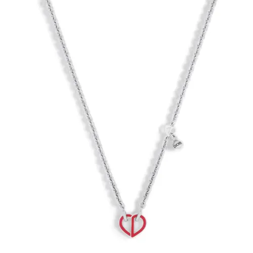 DIOR Brass Necklaces Women's Silver Limited