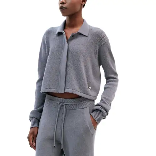 HERMES Cashmere Sweater Women's Lapis Lazuli Blue