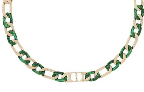 DIOR X Denim Tears Chain Link Necklace