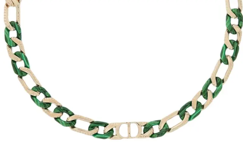 DIOR X Denim Tears Chain Link Necklace