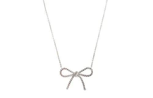 TIFFANY & CO. Pre-Owned 2000s Knotted Bow-pendant Necklace