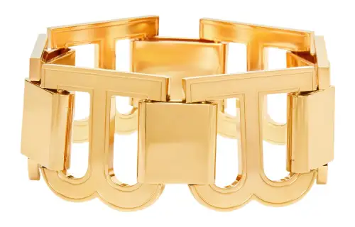 Balenciaga Brass Necklaces Women's Gold