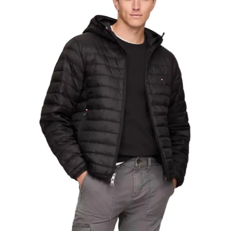 Tommy Hilfiger Puffer Jacket Men's Black