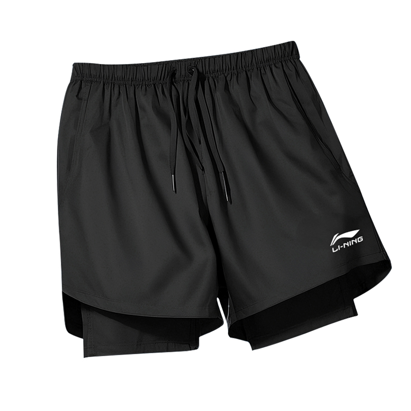 Li Ning Sports Shorts Unisex Refreshing Black Moderate
