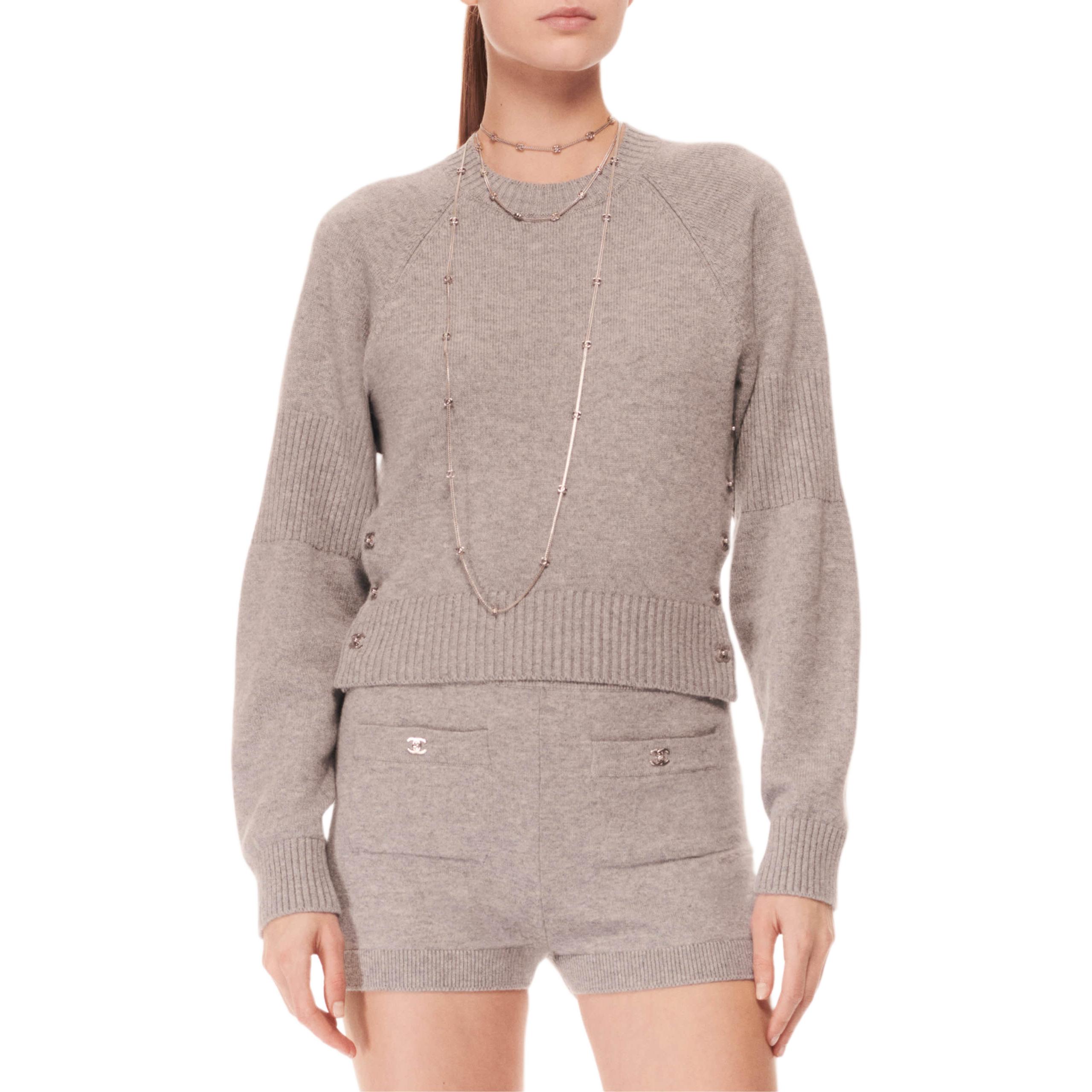 Женский худи Chanel CHANEL FW24 25 Logo (каки)
